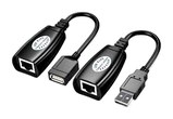   ADAPTADOR EXTENSOR USB X UTP RJ45 *