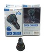   CARGADOR 12V 2 USB 1 TC 3.1A 45W QUICK CHARGE *