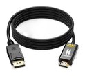   CABLE DISPLAYPORT A HDMI 4K 1.5 MTS JG-CABDPHDTV
