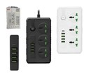   ZAPATILLA 3 TOMAS + 4USB + 1TC 3.4A 3000W