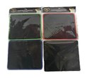   PAD MOUSE LISO BORDADO NEGRO Y COLORES JG-PADLISO
