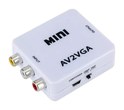   ADAPTADOR CONVERTIDOR AV VGA FULL HD 1080P