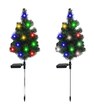     LAMPARA SOLAR CON ARBOL DE NAVIDAD X 2 UNIDADES #