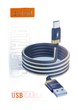   CABLE TIPO C MALLADO 6A S13 NEGROS (PACK X 10) JG-TCS13