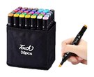   MARCADORES DOBLE PUNTA TOUCH X 36 COLORES JG-TOUCH36