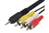   CABLE 3,5 3RCA A PLUG MEJOR CALIDAD