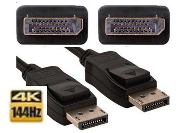   CABLE DISPLAYPORT A DISPLAYPORT 4K 1.8 MTS EN BOLSA JG-DPDP4K 