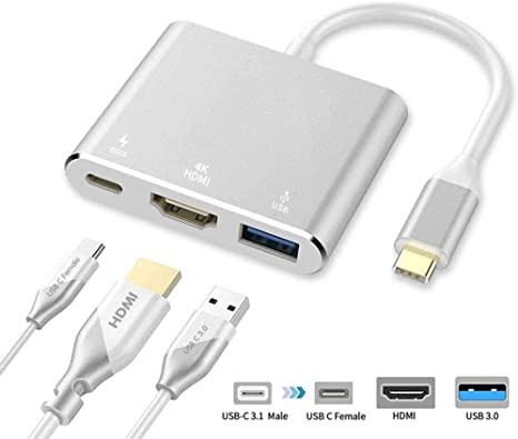   ADAPTADOR TC A HDMI USB Y TC 3 EN 1 JG-HDTVTC3EN1