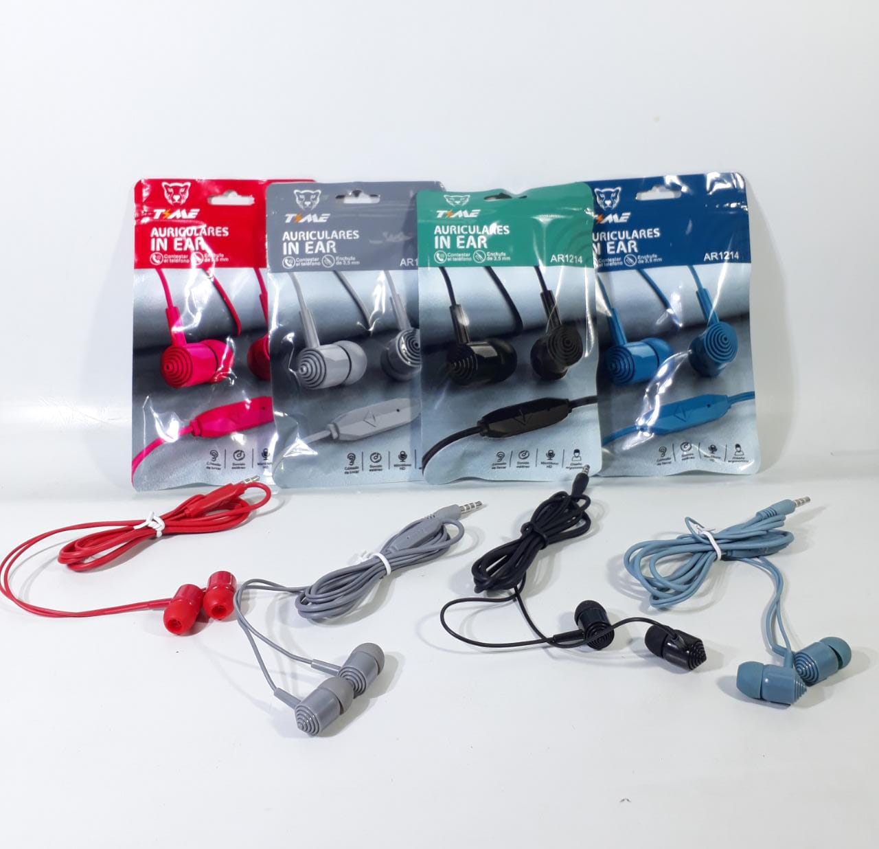   AURICULAR IN EAR MANOS LIBRES TIME EN BOLSA 