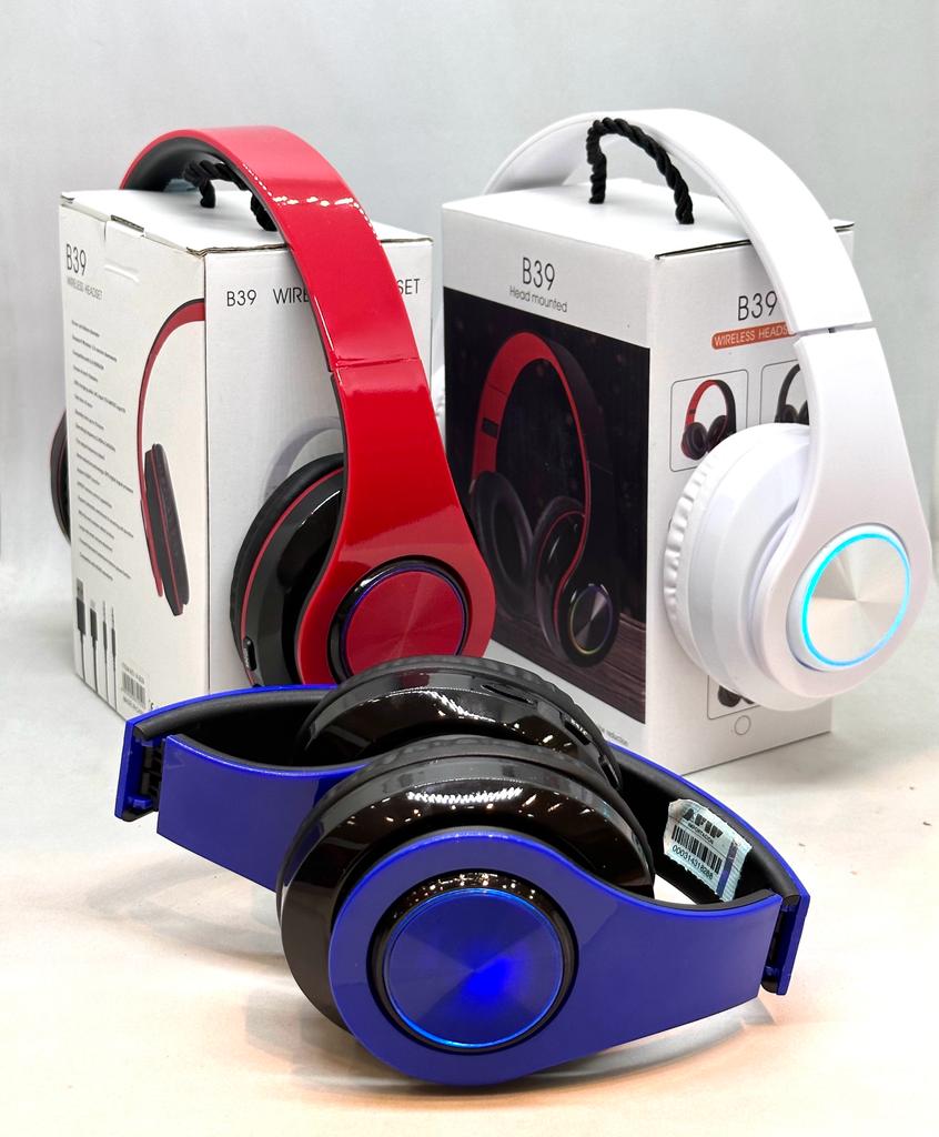     AURICULAR VINCHA BT LUZ RGB PREMIUM (SD/FM) JG-B39!