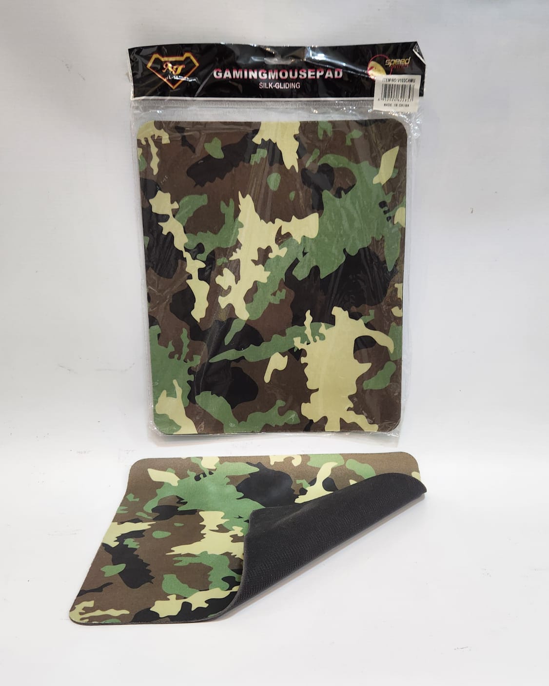   PAD MOUSE ANTIDESLIZANTE CAMUFLADO 25 x 29 cm