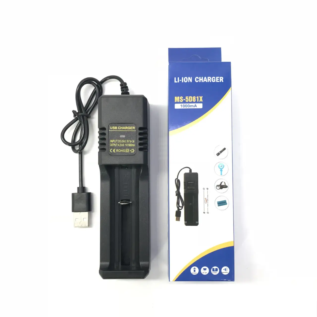     CARGADOR DE BATERIA 18650 EN CAJA !