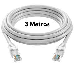   CABLE RED 3 MTS CATEGORIA 5 BLANCOS JG-RED3M