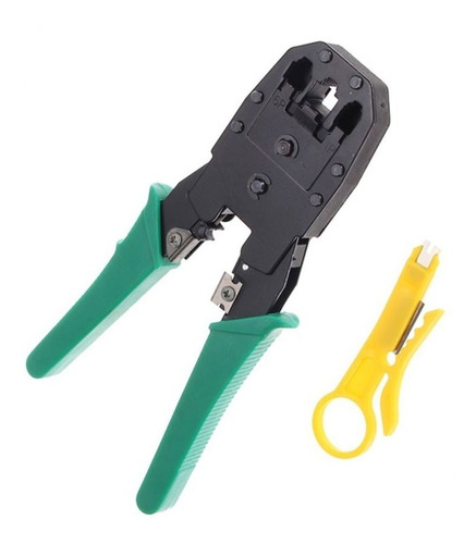   PINZA CRIMPEADORA Y PELA CABLE RJ45 