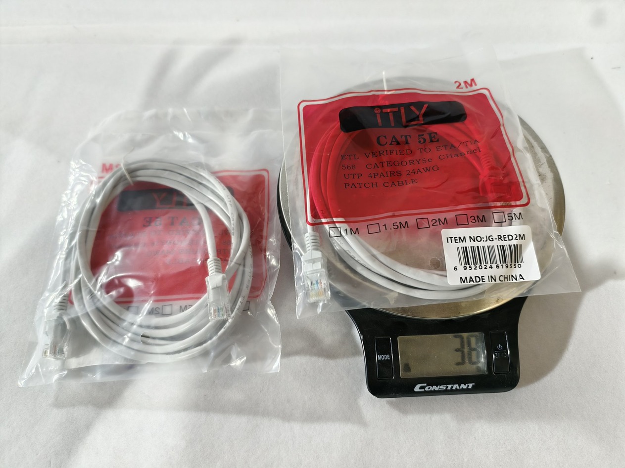   CABLE RED 2 MTS CATEGORIA 5 BLANCOS JG-RED2M