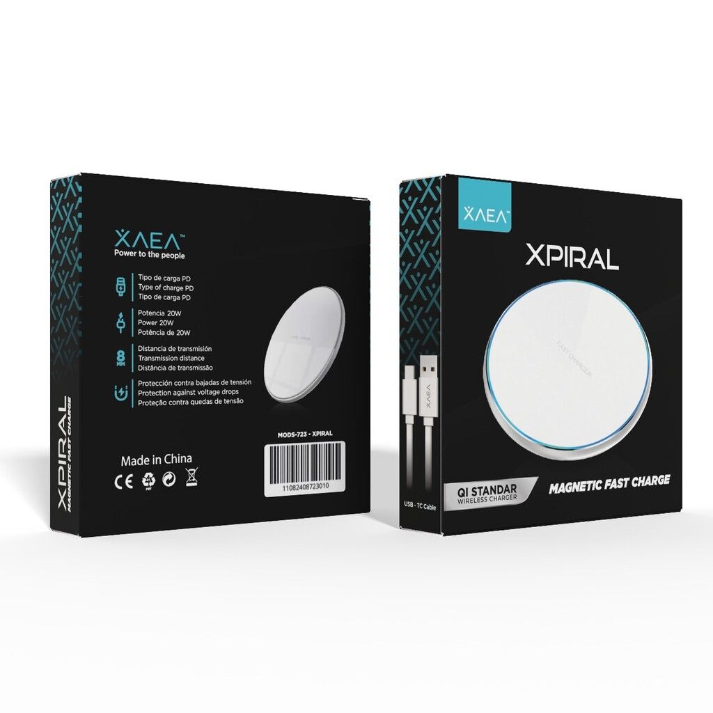   CARGADOR INALAMBRICO XPIRAL XAEA