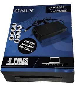   CARGADOR NOTEBOOK UNIVERSAL ONLY PIN LENOVO, HP Y TC 